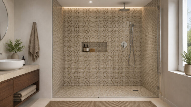 mosaico doccia