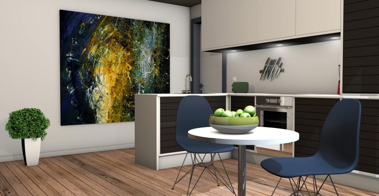 Cucina senza piastrelle come mantenere le pareti pulite