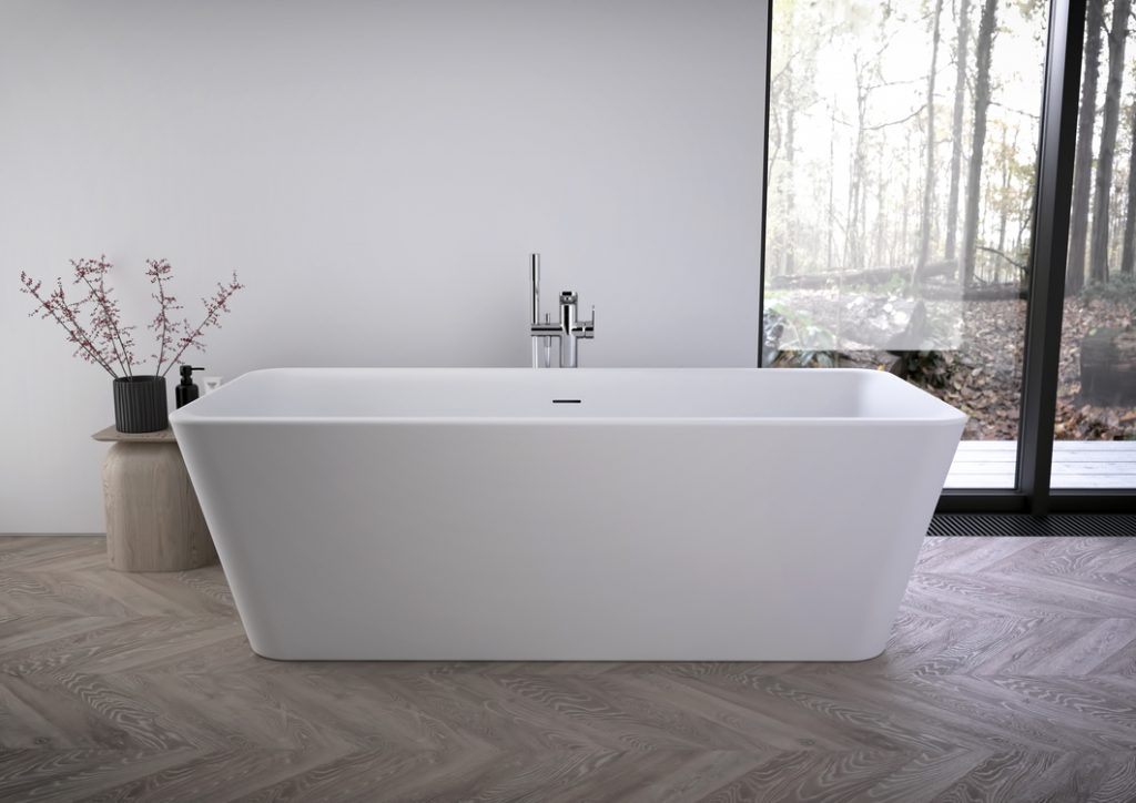 Vasca da bagno Ideal Standard vasca centro stanza freestanding serie Tonic II bianco seta